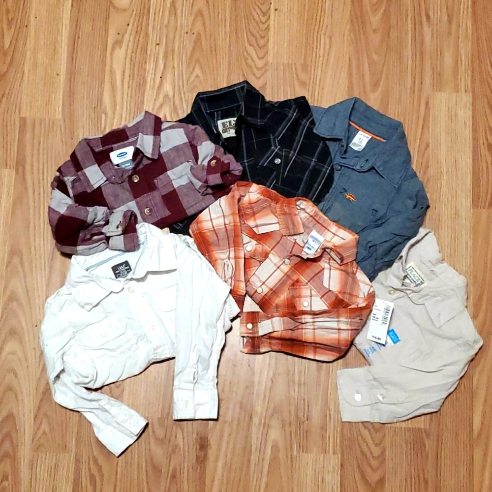 Boy 12 mth button down shirts bundle